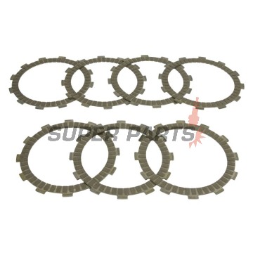 Σετ δίσκων συμπλέκτη -TRW- MCC116-7, Honda CR250R/500R, FMX650, FX650 Vigor, NX500/650 Dominator, SLR650, XL600R Paris Dakar, XR500R/600R/650L, Montesa 315R