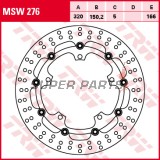 Δίσκος φρένου -TRW- MSW276p 320mm, Triumph Speed Triple 1050 (2008-2017), Sprint GT 1050 (2010-2012), Tiger 1050/1050SE (2011-2012), Trophy 1200 (2013-2016)