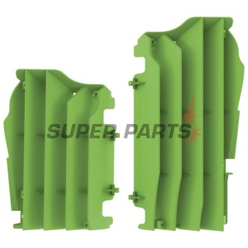 Προστατευτικά ψυγείου -POLISPORT- πράσινο, KAWASAKI KX 250/450 2016-2024