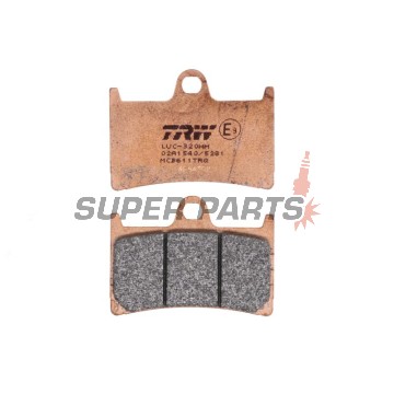 Τακάκια φρένων -TRW- MCB611TRQ, Yamaha BT Bulldog 1100, FJ-09 900, FJR 1300, FZ1 1000, FZ6 600, FZ8 800, FZS Fazer 600/1000, MT-01/07/09/10, TDM 900, XJR 1300, Tmax 530, XSR 700/900, XT 1200, XV 1700/1900, YZF/R1/R6/R7 600-1000 - 1996-2024