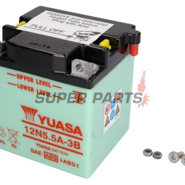 Μπαταρία -YUASA- 12N5.5A-3B, 6Ah 12V