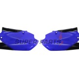 Πίσω πλαϊνά πλαστικά -POLISPORT- μαύρο/μπλε, YAMAHA YZ 250 2019-2023