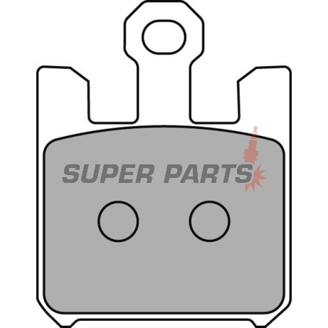 Τακάκια φρένων -FERODO- FDB2164ST, Kawasaki VN1600 Mean Streak/ZX-6R 636/ZX-6RR/ZX-10R/ZX-12R Ninja + Suzuki GSX-R1000 (2003-2007)