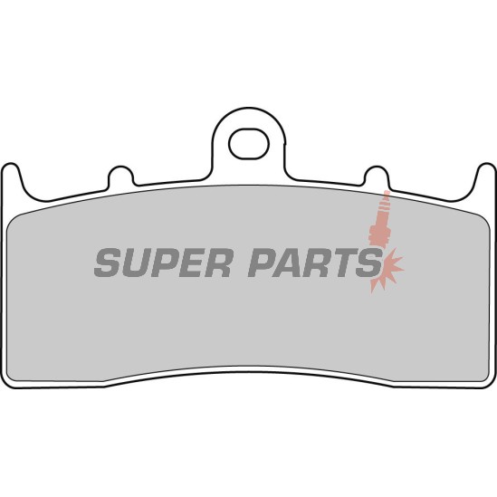 Τακάκια φρένων -FERODO- FDB2124P, BMW K1200/K1300 LT-R-GT, R850R, R1100S, R1150R/Rockster, R1200GS/RT/S/C/CL (2001-2016)