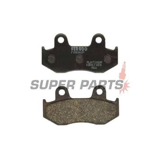Τακάκια φρένων -FERODO- FDB382P, Honda ATC250R/350X, CH250 Spacy/Elite, CN250 Helix, CR50R/125R/250, FTR250, Lead100, MTX125, NES125/150, RX250RE, SCV100 Lead, SH125/150, TRX250R, XL250R/350R/600R, XLR250R, XR250R/350R/500R/600R, Peugeot Elyseo 125
