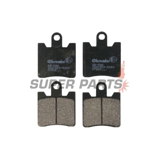 Τακάκια φρένων -BREMBO- 07037, Suzuki Burgman 250 400 / Yamaha FJR 1300 ABS (1998-2009)