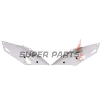 Πίσω πλαϊνά πλαστικά -POLISPORT- λευκά, HONDA CRF 250/450 2013-2017