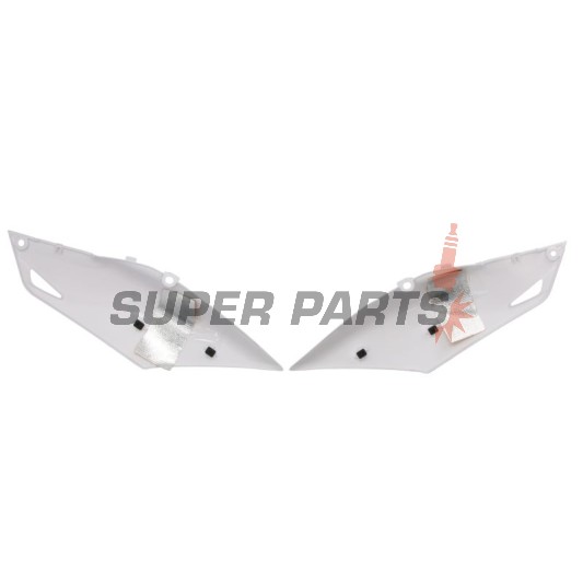 Πίσω πλαϊνά πλαστικά -POLISPORT- λευκά, HONDA CRF 250/450 2013-2017