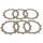 Σετ δίσκων συμπλέκτη -FERODO- FCD0444, Cagiva Mito 125 (1990-2006), N1 Planet 125 (1997-2002), Raptor 125 (2003-2005), Roadster 125 (1995-1998), Supercity 125 (1991-1994), W8 125 (1992-1999); Husqvarna WR125 Enduro (1991-1997); Kawasaki KH400 (1