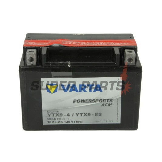 Μπαταρία -VARTA- YTX9-BS, 8Ah 12V