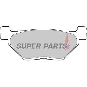 Τακάκια φρένων -FERODO- FDB2126P, Yamaha FJR 1300 2001-2002, XP T-Max 500/530 2001-2015