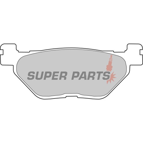 Τακάκια φρένων -FERODO- FDB2126P, Yamaha FJR 1300 2001-2002, XP T-Max 500/530 2001-2015