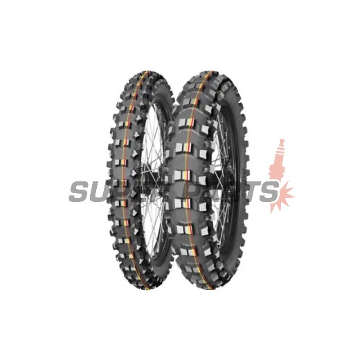Μπροστινό ελαστικό off-road -MITAS- 60/100-14, TERRA FORCE-MX SM WIN FRIC, λευκή ταινία