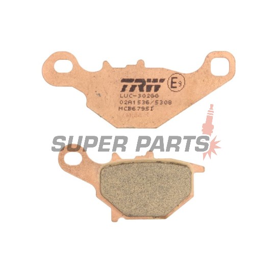 Τακάκια φρένων -TRW- MCB679SI, Kawasaki KLX/KMX 125, Suzuki AN125/150, DR-Z125/L, RM80/85, TR50 Street Magic, UC125 Epicuro, UG110 Hokuto (1995-2013)