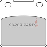 Τακάκια φρένων -FERODO- FDB338P, Kawasaki ZRX/ZX-12R/ZXR/ZZR 400-1200, Suzuki GS/Bandit/GSX/Hayabusa/GSX-R/RF/RG Gamma/SV/TL 250-1300 1983-2010