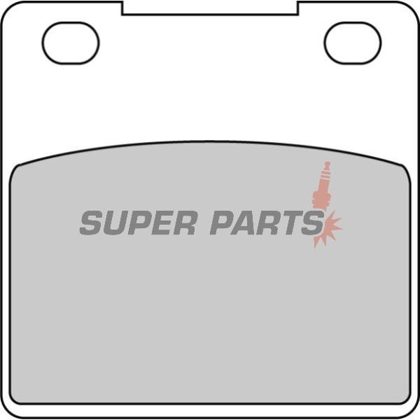 Τακάκια φρένων -FERODO- FDB338P, Kawasaki ZRX/ZX-12R/ZXR/ZZR 400-1200, Suzuki GS/Bandit/GSX/Hayabusa/GSX-R/RF/RG Gamma/SV/TL 250-1300 1983-2010