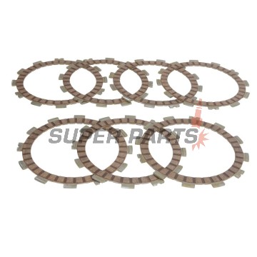 Σετ δίσκων συμπλέκτη -FERODO- FCD0308, Aprilia RS250 (1995-2002), Suzuki DR350/S/SE/SH/R (1990-1999), Suzuki GS450/500E/500F (1980-2011), Suzuki GSX400E/S/L (1980-1987), Suzuki RGV250 (1990-1995)