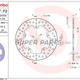 Δίσκος φρένου -BREMBO- 68B407F2, BMW S 1000R/1000RR/HP4 (2009-2015)