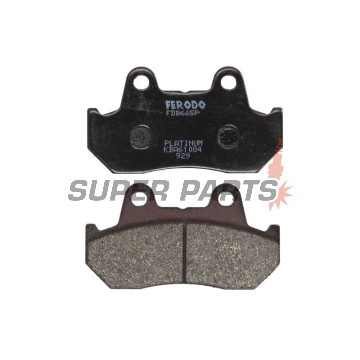 Τακάκια φρένων -FERODO- FDB665P, Honda CB 900/1100, CBR 600F (1987-1990), CX 500/650, VF 500-1000 Interceptor & Magna, VT 500-1100 Shadow, XL 600 Transalp (1980-2000)