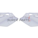 Πίσω πλαϊνά πλαστικά -POLISPORT- λευκά, KAWASAKI KX 450 2005-2008