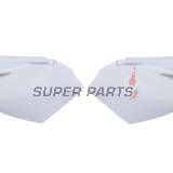Πίσω πλαϊνά πλαστικά -POLISPORT- λευκά, SUZUKI RM-Z 450 2007-2007