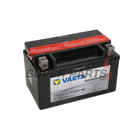 Μπαταρία -VARTA- YTX7A-BS, 6Ah 12V