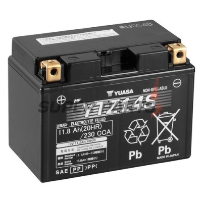 Μπαταρία -YUASA- YTZ14S, 12Ah 12V