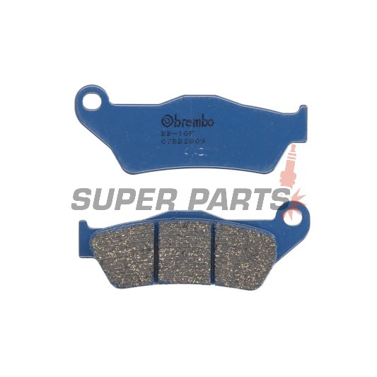Τακάκια φρένων -BREMBO- 07BB2809, BMW HP2 Megamoto/K1200-K1300/R850-R1200/S1000XR