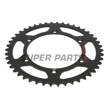 Πίσω γρανάζι -JT- JTR460,46, 46 δόντια, ατσάλινο, Kawasaki KDX 200 1983-1985, 1987-2006, KDX 220 1997-2005, KH 100 1984-1992, KH 125 1983-1998, KLX 250 1991-2000, 2006-2020, KLX 300 1997-2007, KLX 450 2008-2020, KLX 650 1993-1996
