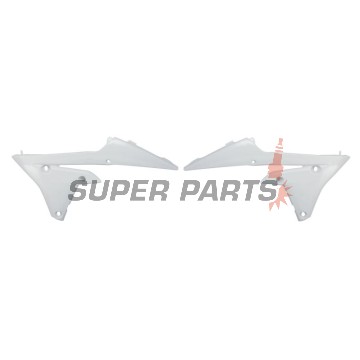 Μπροστινά πλαϊνά πλαστικά -POLISPORT- λευκά, YAMAHA WR, YZ 250/450 2014-2019