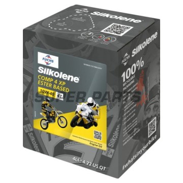 Λάδι κινητήρα -SILKOLENE- 10W40 - XP, ημισυνθετικό + εστέρας, 4L CUBE