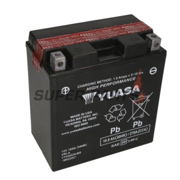 Μπαταρία -YUASA- YTX20CH-BS, 19Ah 12V