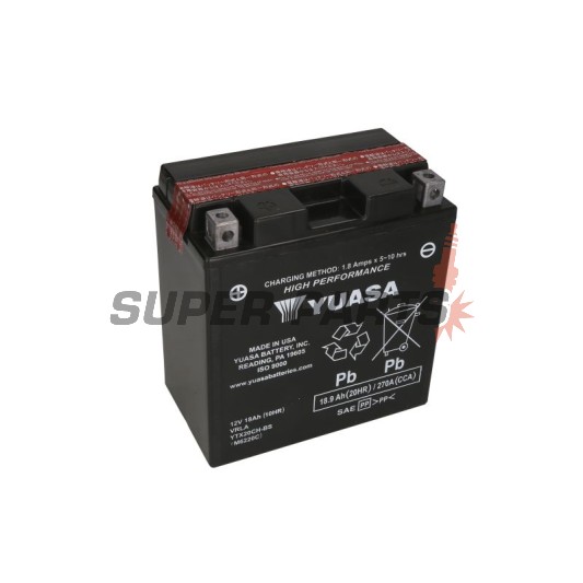 Μπαταρία -YUASA- YTX20CH-BS, 19Ah 12V