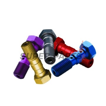 Βίδα banjo -TRW- MCH961T, διπλό, M10x1.00 (Brembo), τιτάνιο