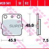 Τακάκια φρένων -TRW- MCB561SI, Honda CR/CRF/TRX 80-420 1992-2020; Kawasaki KFX/KX 65-450 1987-2020; Suzuki LT/RM 65-500 1987-2008; Yamaha Grizzly/Raptor/YFZ/YZ 80-660 1989-2020