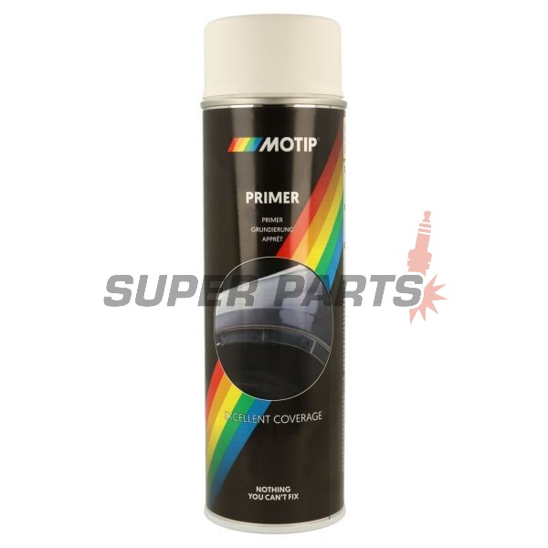 Αστάρι σε σπρέι -MOTIP- ακρυλικό, λευκό, 500ml