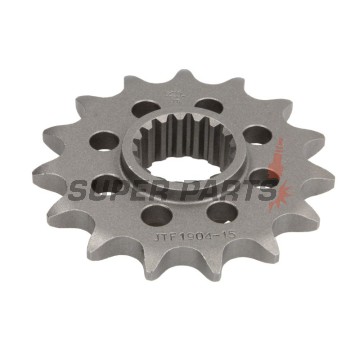 Μπροστινό γρανάζι -JT- JTF1904,15, 15 δόντια, KTM RC8 1190 2008-2015, SM 990 2009-2013, SMR 990 2011, Super Adventure 1290 2014-2020, Super Duke 1290 2016-2019, Super Duke 990 2004-2013, Super Enduro 950 2006-2010, Supermoto 950 2005-2010