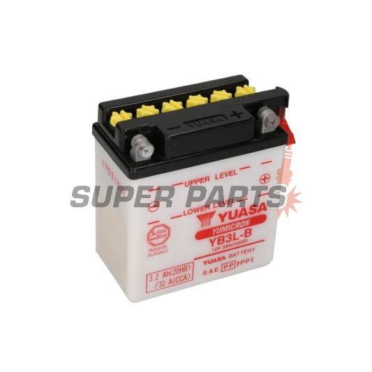 Μπαταρία -YUASA- YB3L-B, 3Ah 12V