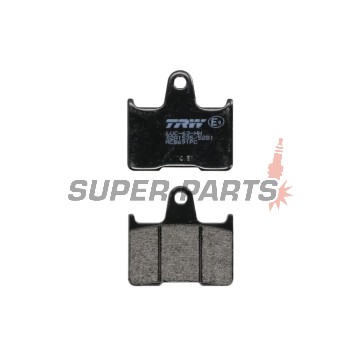 Τακάκια φρένων -TRW- MCB691PC, sintered, Honda CB400 Super Four (1999-2004), Kawasaki GTR1400 (2007-2017), ZX-14R Ninja 1400 (2006-2020), ZX-7RR Ninja 750 (1996-1999), ZZR1400 (2006-2019), MZ 1000S (2004-2005), Suzuki GSF650 Bandit/ABS (2005-2007)