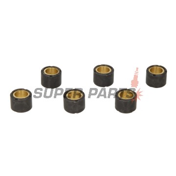 Μπίλιες βαριατόρ -RMS- 20x15mm, 11.5g, 6τεμ., Honda NES 125 2000-2002, Honda SES 125 2003-2006, Honda SH 125 2001-2008, Malaguti Blog 125 2009-2011, Malaguti Blog 160 2008-2011, Malaguti Centro 125/160 2007-2011
