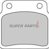 Τακάκια φρένων -FERODO- FDB2016SG, Arctic Cat DVX 400, Kawasaki KFX 400, Suzuki LT/LT-Z/LT-R 250-500