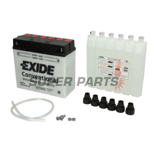 Μπαταρία -EXIDE- 12Y16A-3A 51913, 20Ah 12V