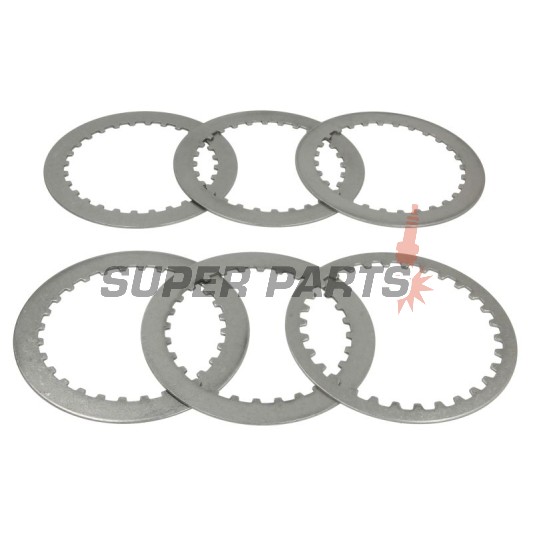 Σετ ατσάλινων δίσκων συμπλέκτη -TRW- MES600-6, Kawasaki Ninja 650/Z 650 (2017-2022)