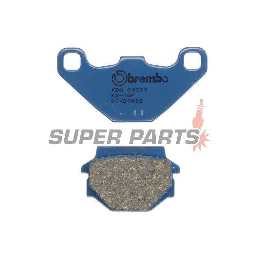 Τακάκια φρένων -BREMBO- 07KS0432, Alfer 250/Aprilia Tuareg 350-600/Buell 1200/Gas Gas 80-125/Husaberg 350-600/Husqvarna 125-510/Kawasaki 125-650/KTM 125-600/Kymco 50-125/SYM 125/Suzuki 50-125/Yamaha 125 (1978-2009)