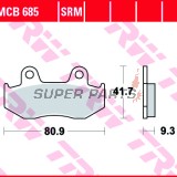 Τακάκια φρένων -TRW- MCB685, Honda CH125 Spacy, PS125i/150i, SES125/150 Dylan; Suzuki AN250/400 Burgman (1983-2013)