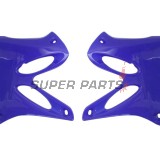 Μπροστινά πλαϊνά πλαστικά -POLISPORT- μπλε, YAMAHA YZ 125/250 2002-2014