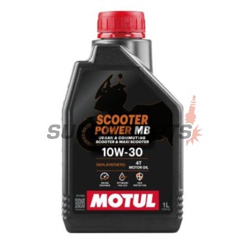 Λάδι κινητήρα -MOTUL- SCOOTER POWER MB, 10W30, πλήρως συνθετικό, 1L
