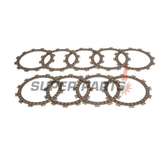Σετ δίσκων συμπλέκτη -4 RIDE- TCS2327, Derbi Mulhacen 659 2006-2008, MZ/MUZ Skorpion 660 1994-2002, Yamaha SRX/SZR/TT/XT/XTZ/YFM 400-660 1983-2005
