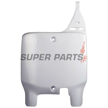 Μάσκα/πινακίδα αριθμού motocross -POLISPORT- λευκή, SUZUKI RM 125/250 1999-2000