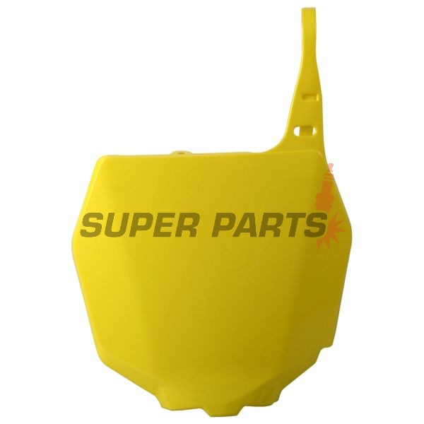 Μάσκα/πινακίδα αριθμού motocross -POLISPORT- κίτρινη, SUZUKI RM, RM-Z 125/250 2001-2009